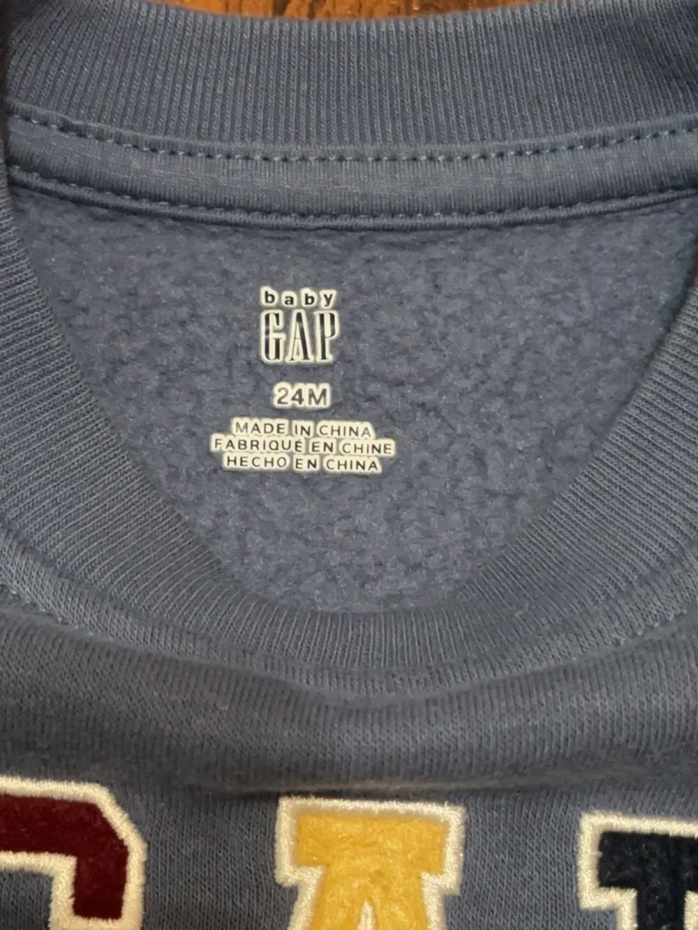 GAP Kids Dusty Blue Sweatshirt And Fleece Jogger Pants Set